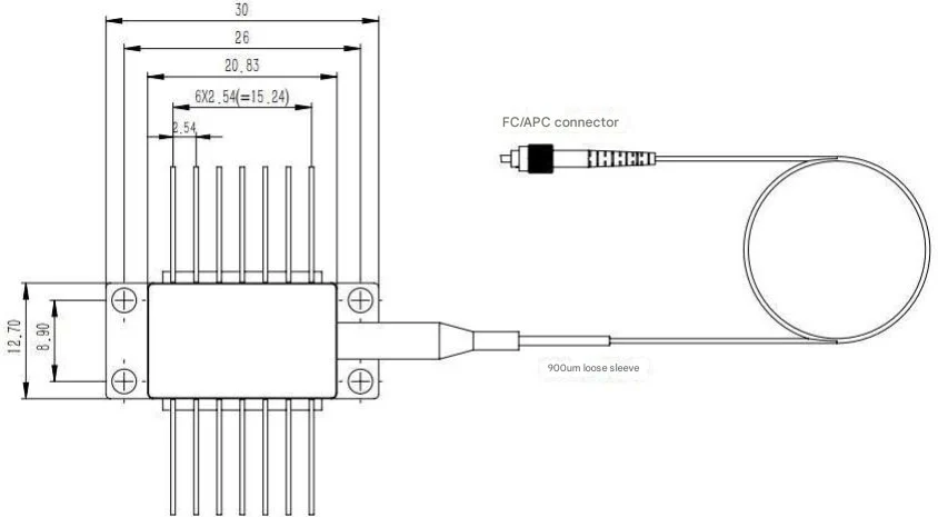 1030nm 200mw 100khz Dfb Narrow Linewidth Butterfly Laser Diode